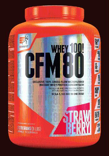 Extrifit CFM Instant Whey 80 2270 g strawberry