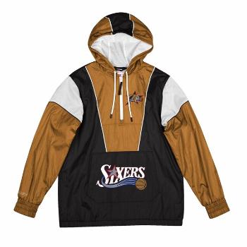 Mitchell & Ness jacket Philadelphia 76ers Highlight Reel Windbreaker brown/black - L