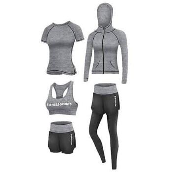 Runner 5W fitness set šedá Velikost oblečení: S