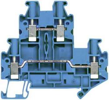 Dvojitá svorka šroubovací Siemens 8WH10200AF01, modrá, 50 ks