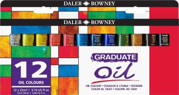 Daler Rowney Graduate Sada olejových barev 12 x 22 ml