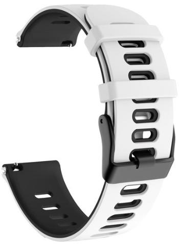 4wrist Silikonový řemínek pro Garmin 20 mm - White