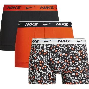 Nike EDAY COTTON STRETCH Pánské boxerky, oranžová, velikost