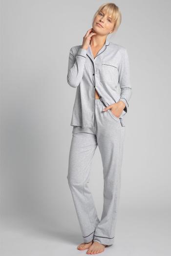 Světle šedé pyžamové kalhoty LA020