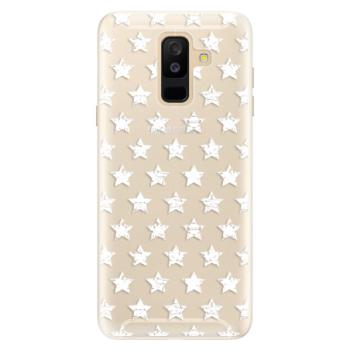 Silikonové pouzdro iSaprio - Stars Pattern - white - Samsung Galaxy A6+