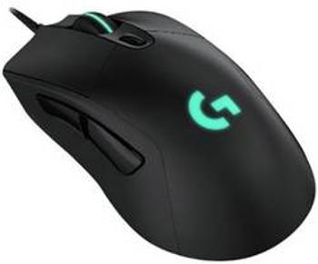 Optická Wi-Fi myš Logitech Gaming G403 Hero 910-005632, s podsvícením, úprava hmotnosti, černá