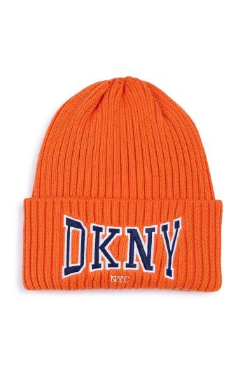 Dětská čepice Dkny oranžová barva, D62069