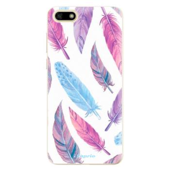 Odolné silikonové pouzdro iSaprio - Feather Pattern 10 - Huawei Y5 2018