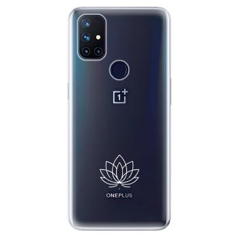 Odolné silikonové pouzdro iSaprio - čiré - Lotos - OnePlus Nord N10 5G