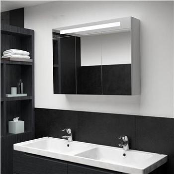 LED koupelnová zrcadlová skříňka 88 × 13 × 62 cm