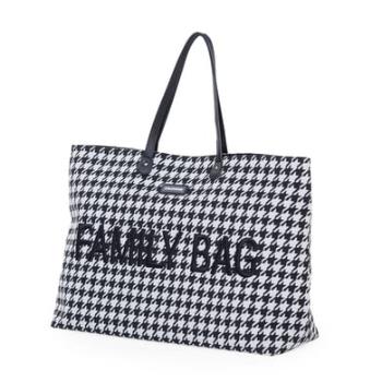 CHILDHOME Přebalovací taška Family Bag houndstooth black