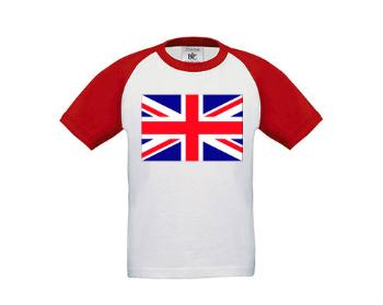 Dětské tričko baseball Velká Britanie
