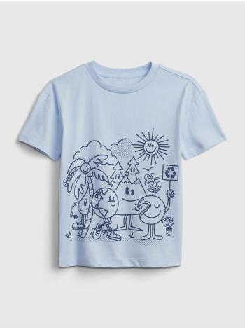 Modré klučičí dětské tričko gen good graphic t-shirt