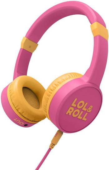 Energy Sistem LOL&ROLL Pop Kids Headphones, růžová - zánovní