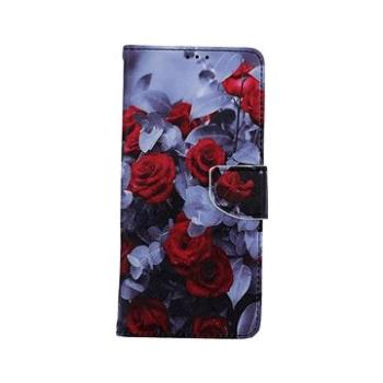 TopQ Xiaomi Redmi Note 9 knížkové Červené růže mix 60088 (Sun-60088)