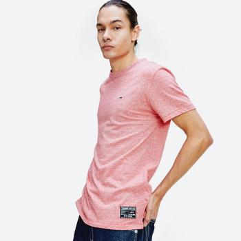 Tommy Hilfiger TOMMY JEANS pánské červené tričko TJM SLUB TEE 