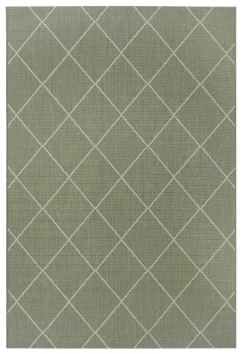 Hanse Home Collection koberce Kusový koberec Flatweave 104830 Green/Cream - 120x170 cm Zelená