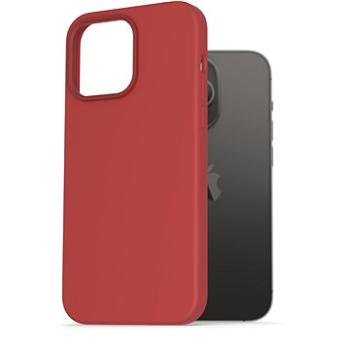 AlzaGuard Magnetic Silicone Case pro iPhone 14 Pro Max červené (AGD-PCMS0011R)