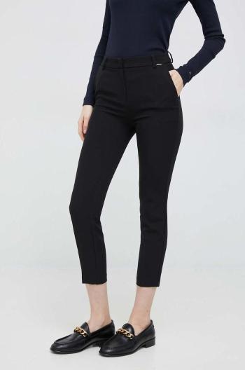 Kalhoty XT Studio dámské, černá barva, fason cargo, high waist