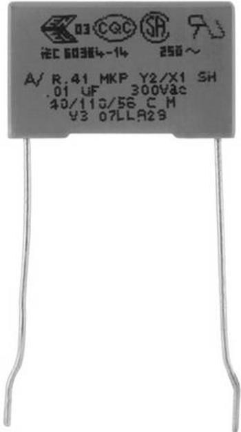 Odrušovací kondenzátor MKP radiální Kemet R413F147000M1M+, 4.7 nF, 300 V, 20 %, 1 ks