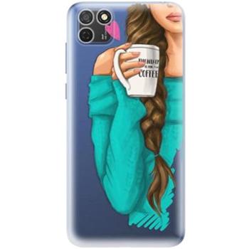 iSaprio My Coffe and Brunette Girl pro Honor 9S (coffbru-TPU3_Hon9S)