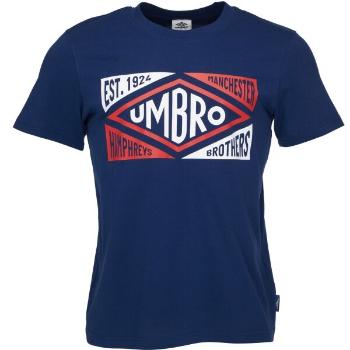 Umbro ORIGINS TEE SPORTS CULTURE Pánské triko, tmavě modrá, velikost