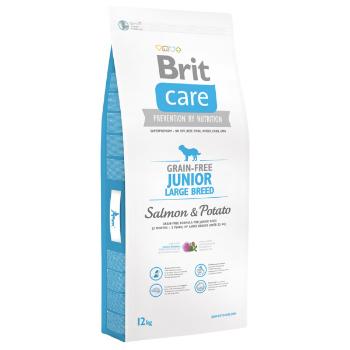 Brit Care Grain-free Junior Large Breed Salmon & Potato 12kg