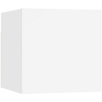 Noční stolky 2ks bílé 30,5 × 30 × 30 cm dřevotříska (3079707)