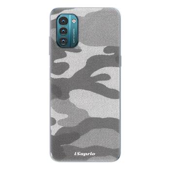 Odolné silikonové pouzdro iSaprio - Gray Camuflage 02 - Nokia G11 / G21