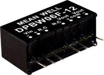 DC/DC měnič napětí, modul Mean Well DPBW06G-05, 600 mA, 6 W, Počet výstupů 2 x