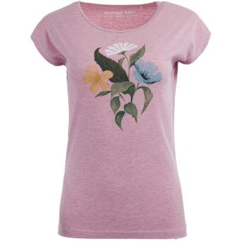 ALPINE PRO GRIDLA Dámské tričko, růžová, velikost M