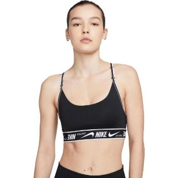 Nike W NK DR INDY LOGO BRA Dámská sportovní podprsenka, černá, velikost S