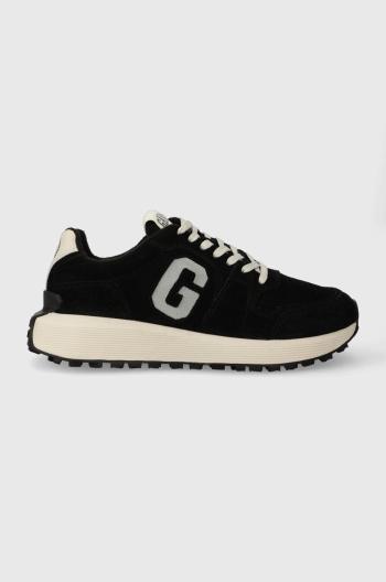 Semišové sneakers boty Gant Ronder černá barva, 27633227.G00