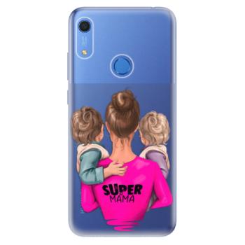 Odolné silikonové pouzdro iSaprio - Super Mama - Two Boys - Huawei Y6s