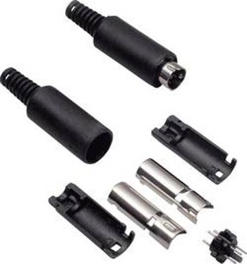 Mini DIN konektor TRU COMPONENTS 1578861 zástrčka, rovná, pólů 8, 1 ks