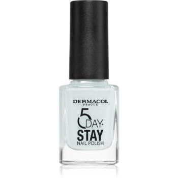 Dermacol 5 Day Stay dlouhotrvající lak na nehty odstín 56 Artic White 11 ml