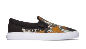 DC Shoes x Basquiat Manual Slip-on Shoes černé ADYS300689-BGP