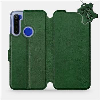 Flip pouzdro na mobil Xiaomi Redmi Note 8T - Zelené - kožené -   Green Leather (5903516116638)