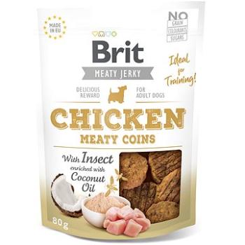 Brit Jerky Chicken with Insect Meaty Coins 80g  (8595602543793)