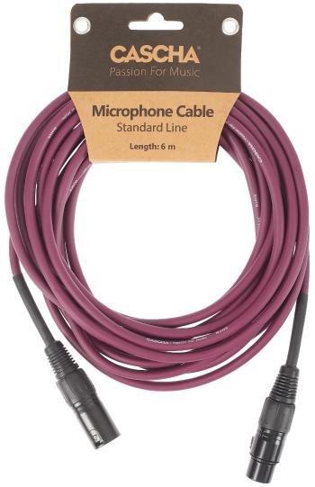 Cascha Standard Line Mic Cable Purple 6m