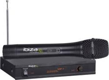 Sada bezdrátového mikrofonu Ibiza Sound VHF 1
