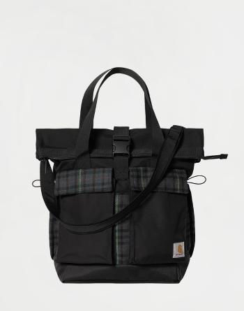 Carhartt WIP Highbury Tote Bag Black / Asher Check, Blacksmith