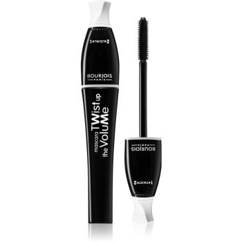 Bourjois Twist Up The Volume řasenka pro objem s kartáčkem 2 v 1 odstín 21 Black 8 ml