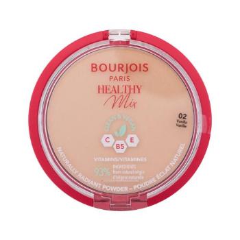 BOURJOIS Paris Healthy Mix Clean & Vegan Naturally Radiant Powder 10 g pudr pro ženy 02 Vanilla