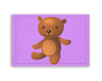 Fotoobraz 60x40 cm malý Medvídek Teddy