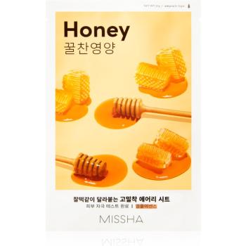 Missha Airy Fit Honey rozjasňující plátýnková maska 19 g
