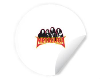 Samolepky kruh Metallica