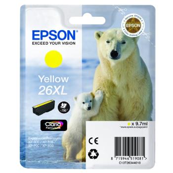 EPSON T2634 (C13T26344022) - originální cartridge, žlutá, 9,7ml