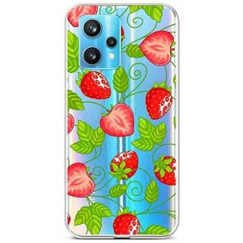 TopQ Kryt Realme 9 Pro+ silikon Strawberries 73282 (Sun-73282)