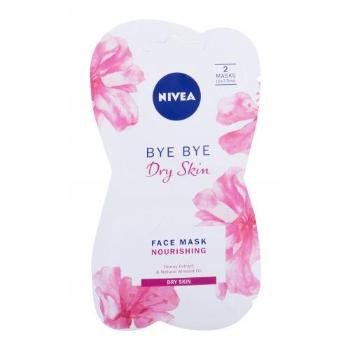 Nivea Bye Bye Dry Skin 15 ml pleťová maska pro ženy na suchou pleť; výživa a regenerace pleti; na dehydratovanou pleť